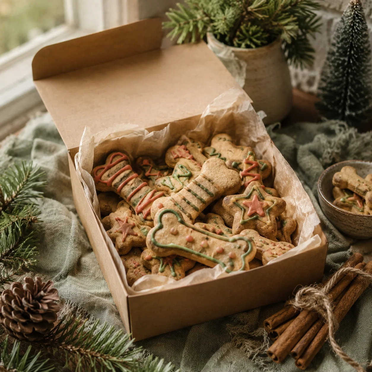 Праздничный набор лакомств для собак